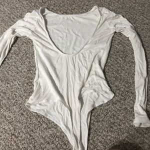 white, body suit from lulus